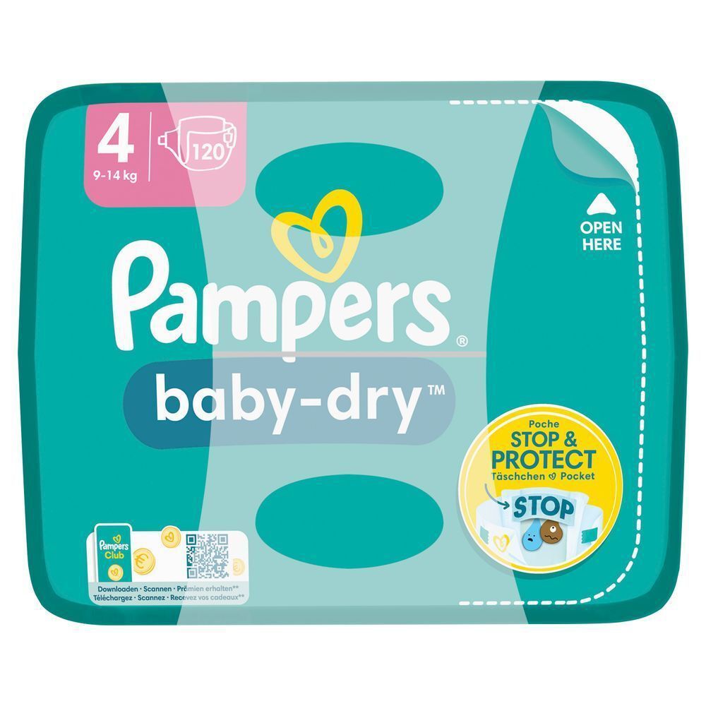 Bild: Pampers Baby-Dry Größe 4, BIG PACK