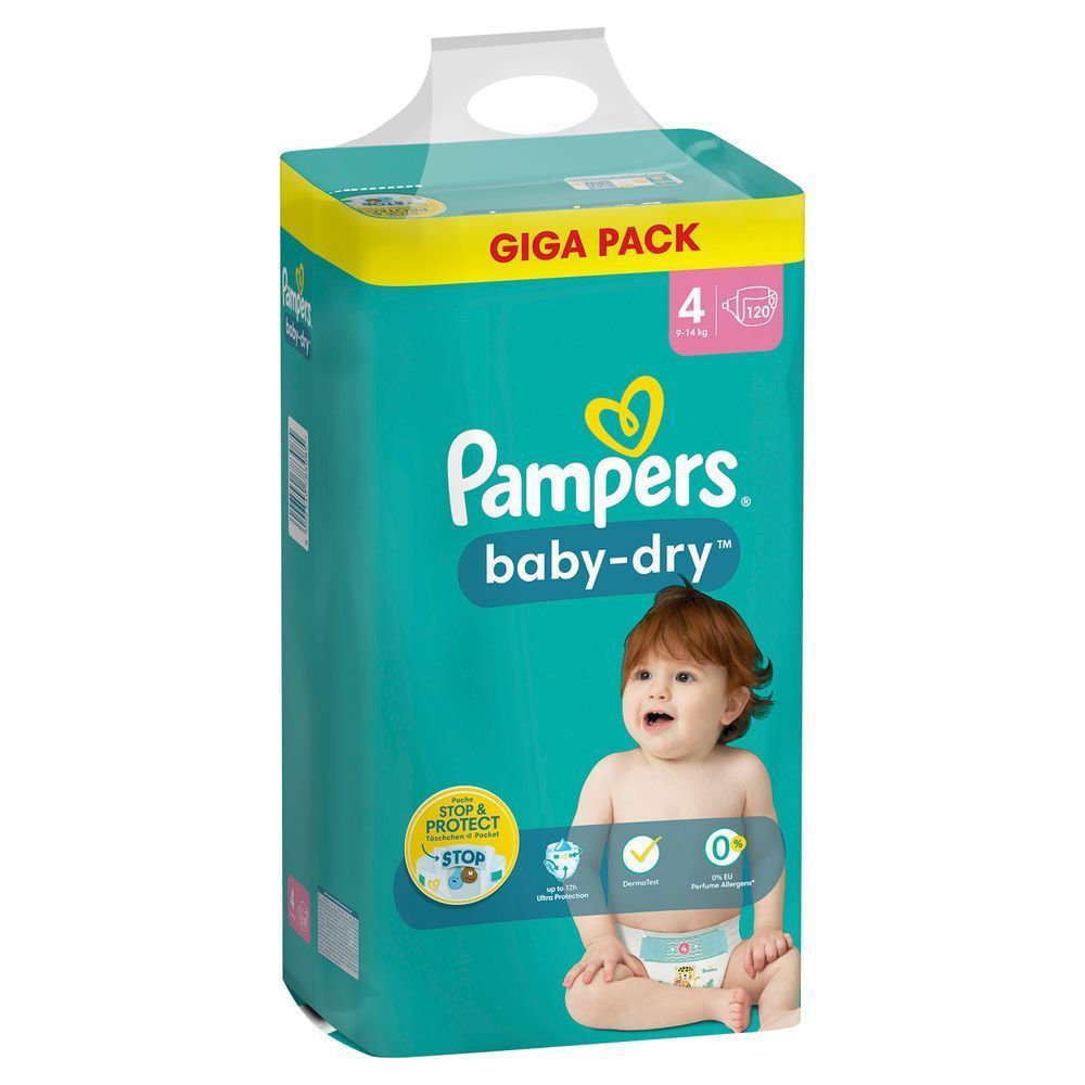 Bild: Pampers Baby-Dry Größe 4, BIG PACK