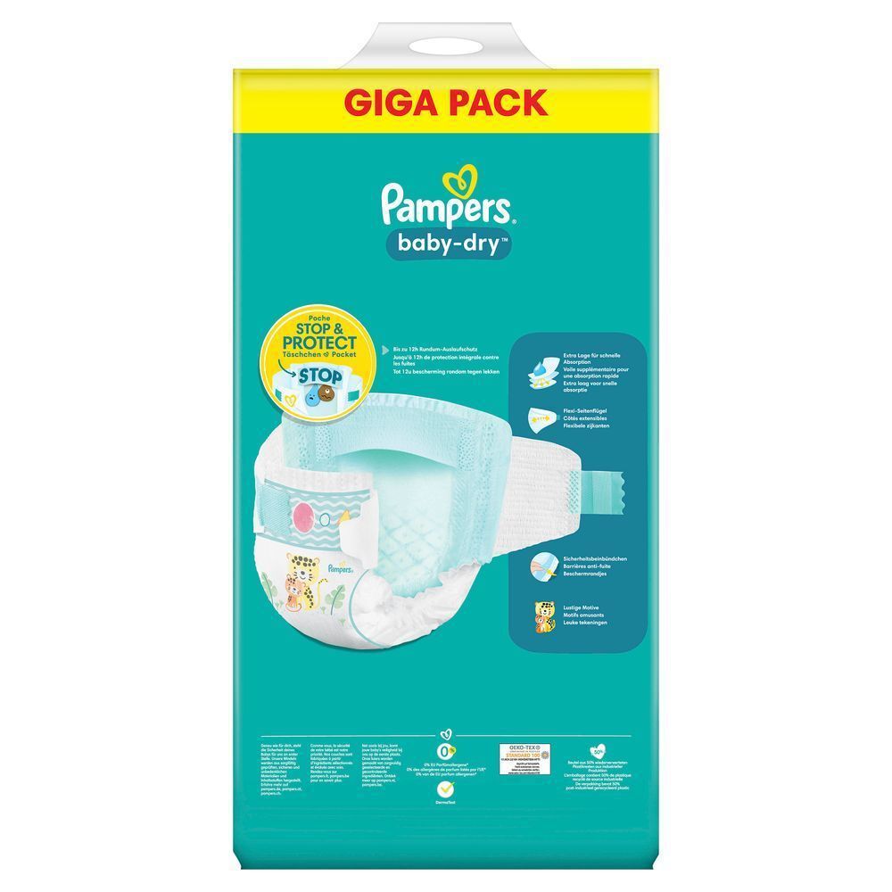 Bild: Pampers Baby-Dry Größe 4, BIG PACK