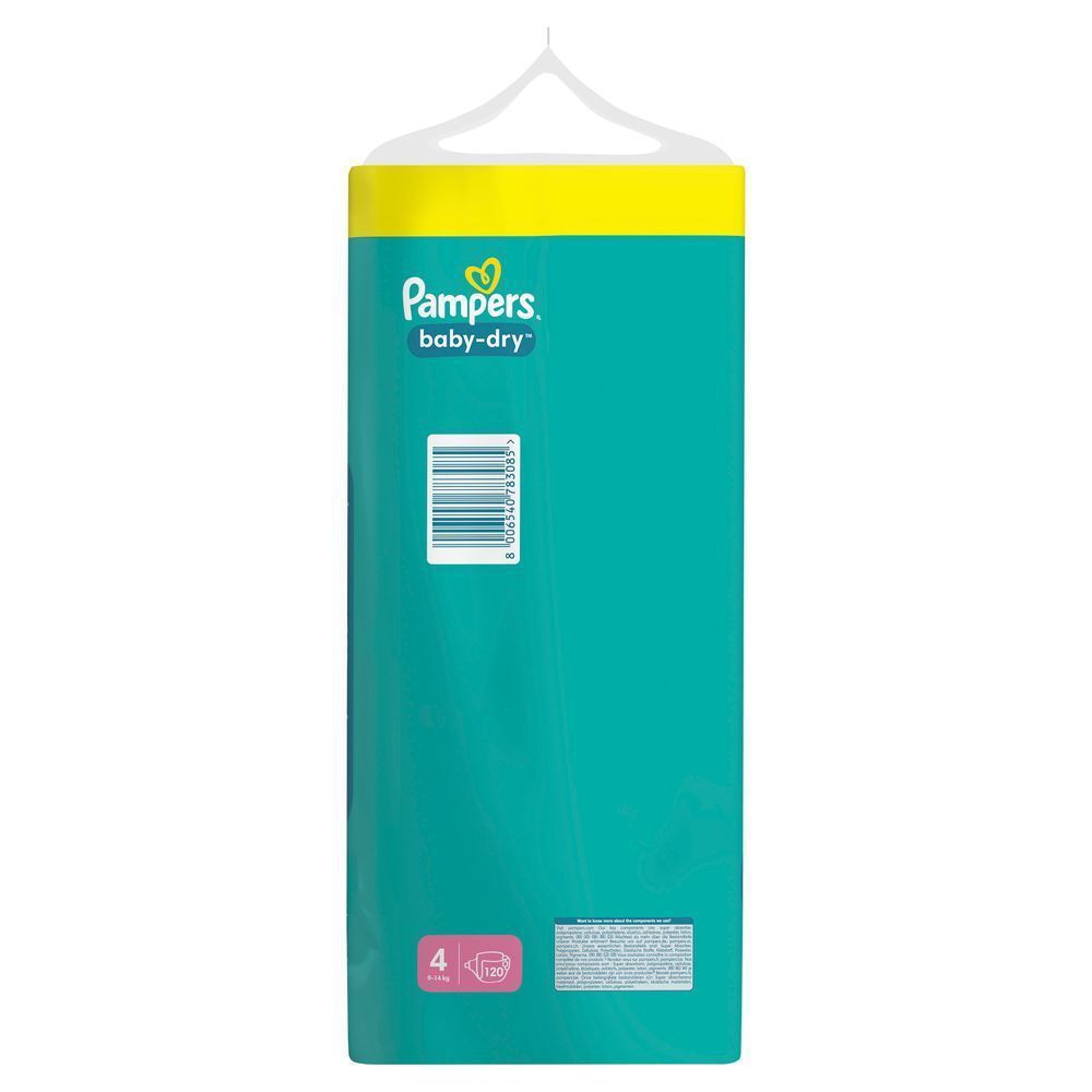 Bild: Pampers Baby-Dry Größe 4, BIG PACK
