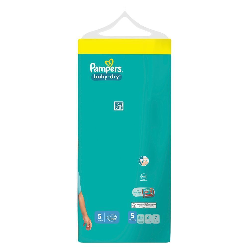Bild: Pampers Baby-Dry Größe 5, GIGA PACK 