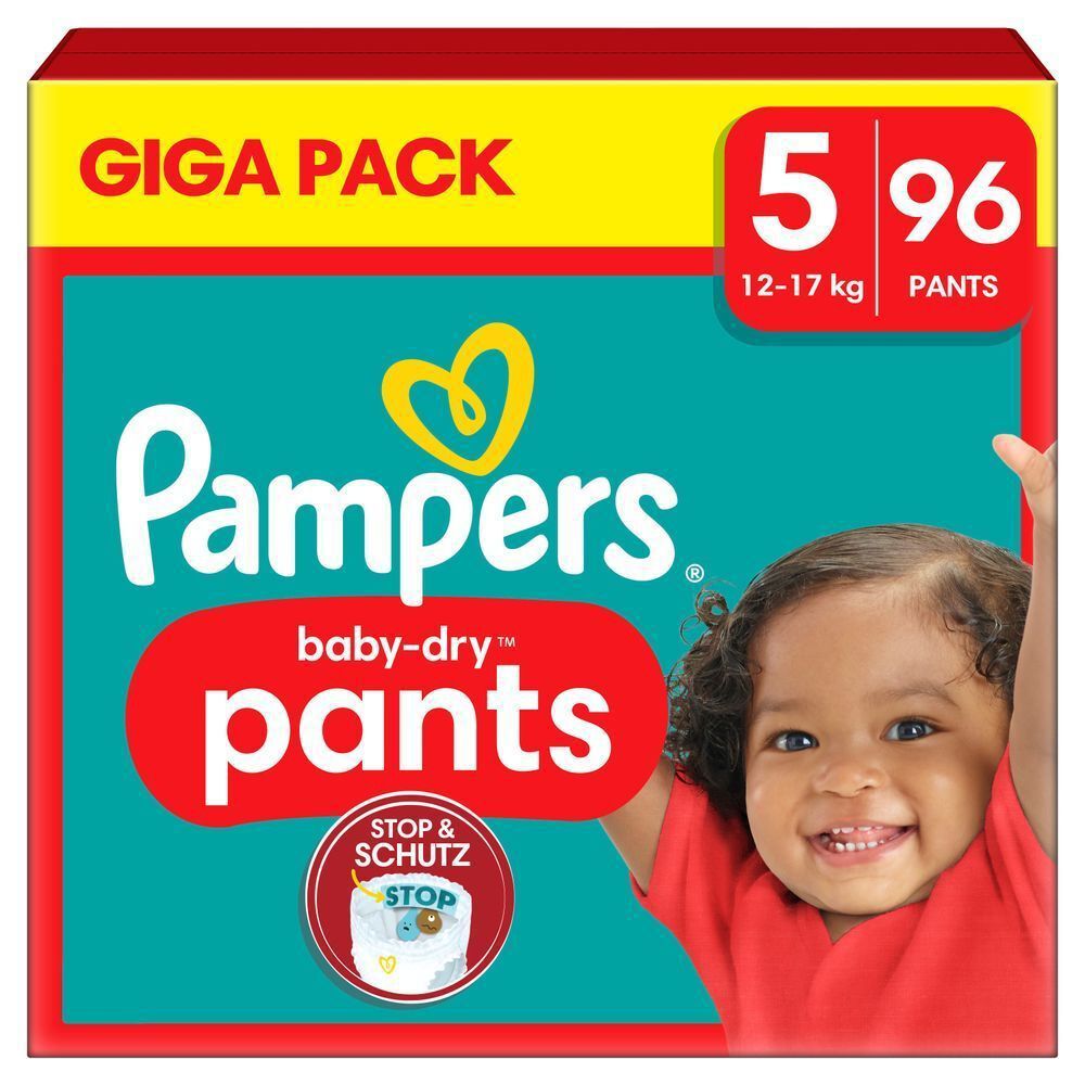Bild: Pampers Baby-Dry Pants Größe 5, GIGA PACK 