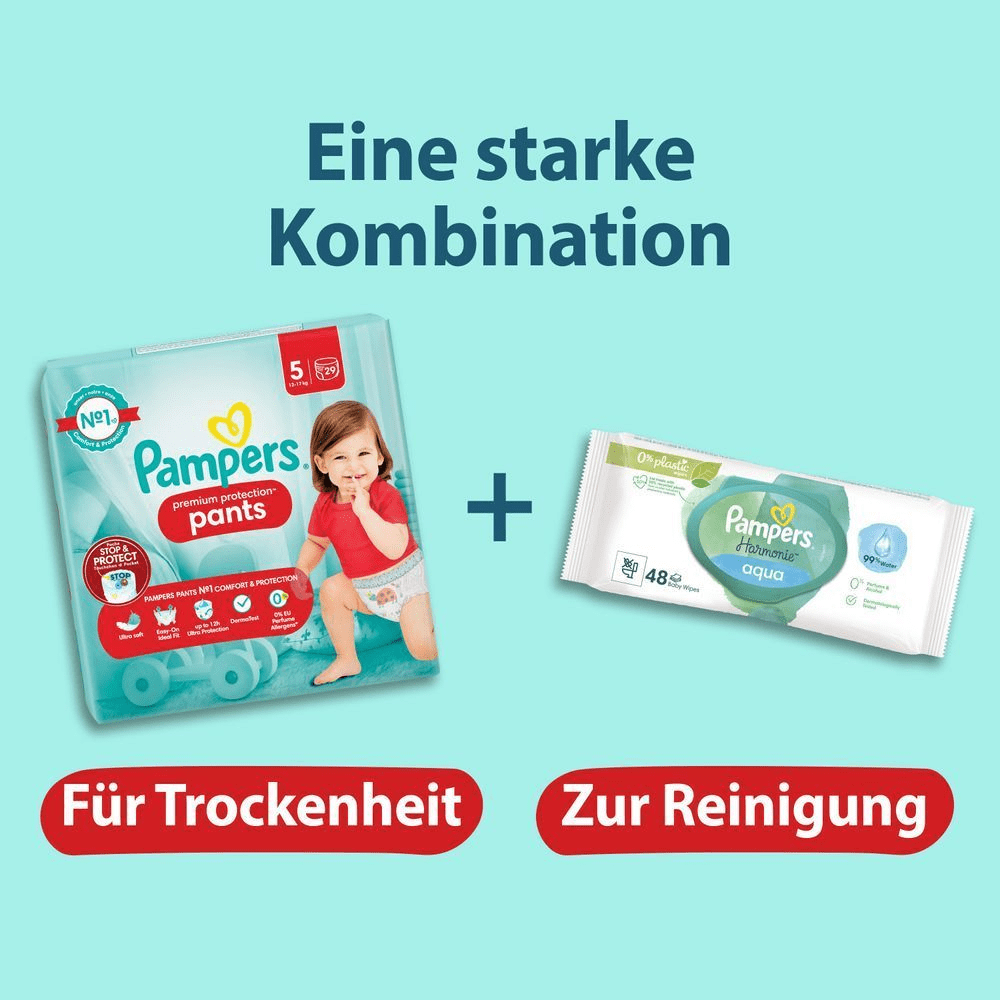 Bild: Pampers Premium Protection Pants Größe 4, 9kg - 15kg