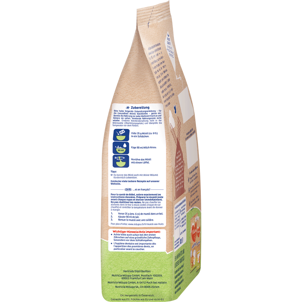 Bild: Milupa Kindermüsli Früchte