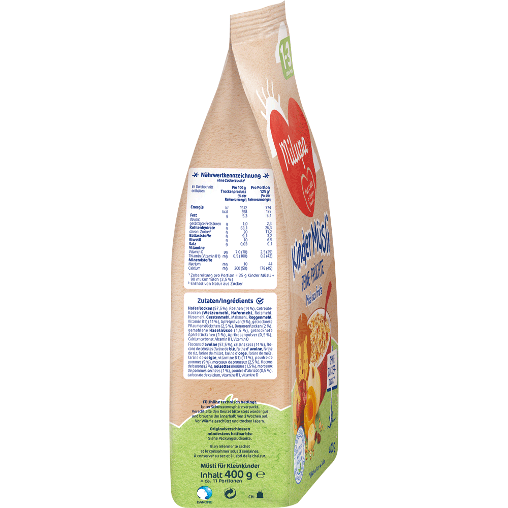 Bild: Milupa Kindermüsli Früchte