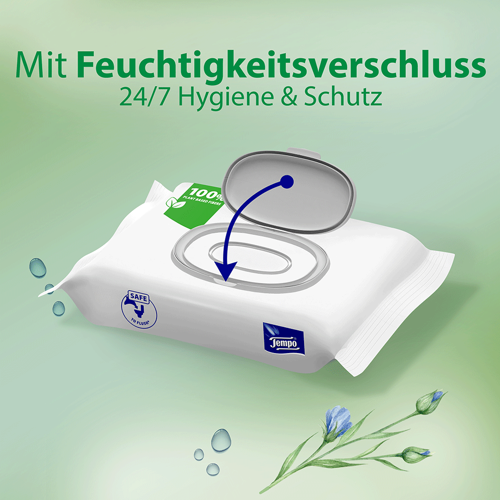 Bild: Tempo Feuchtes Toilettenpapier Mandelmilch