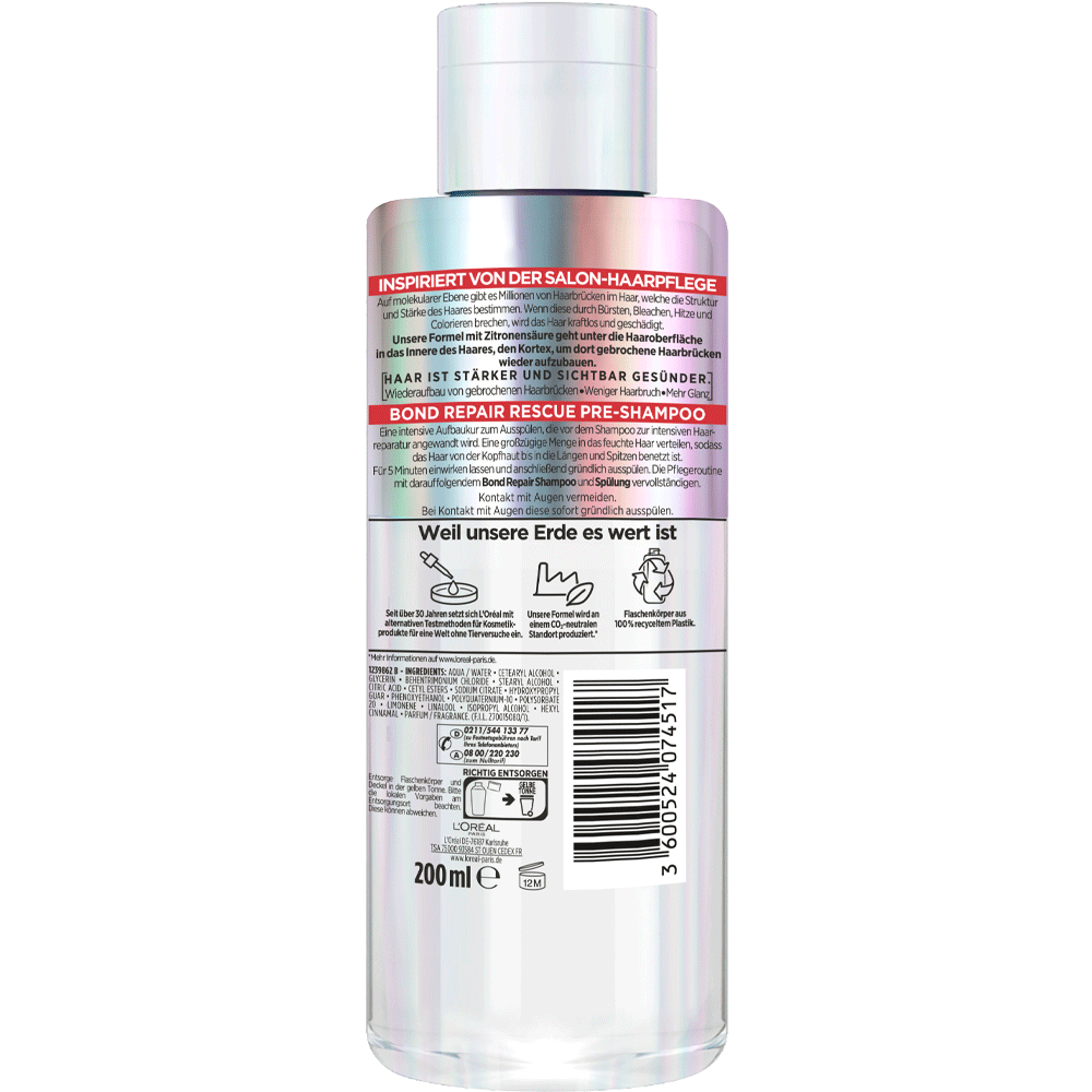 Bild: L'ORÉAL PARIS ELVITAL Bond Repair Pre Shampoo