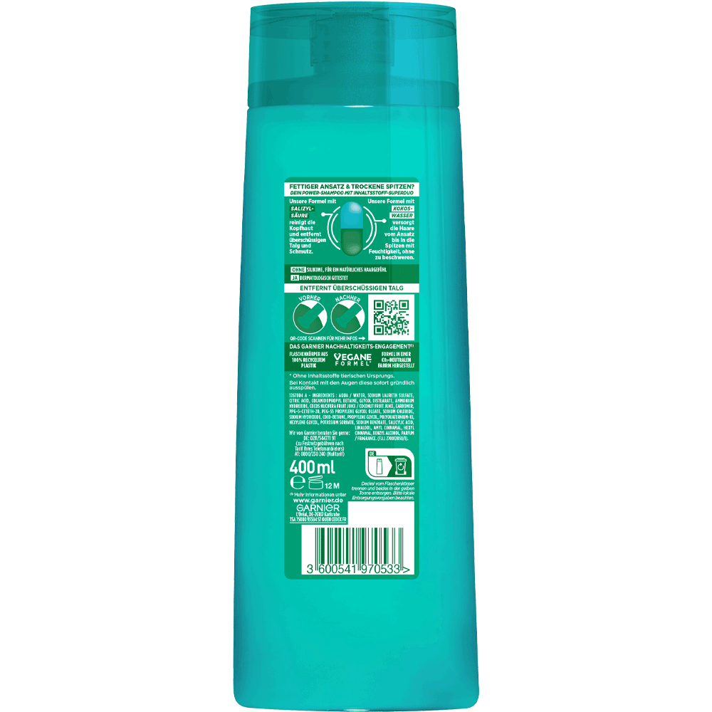 Bild: GARNIER FRUCTIS Shampoo Coco Water XL