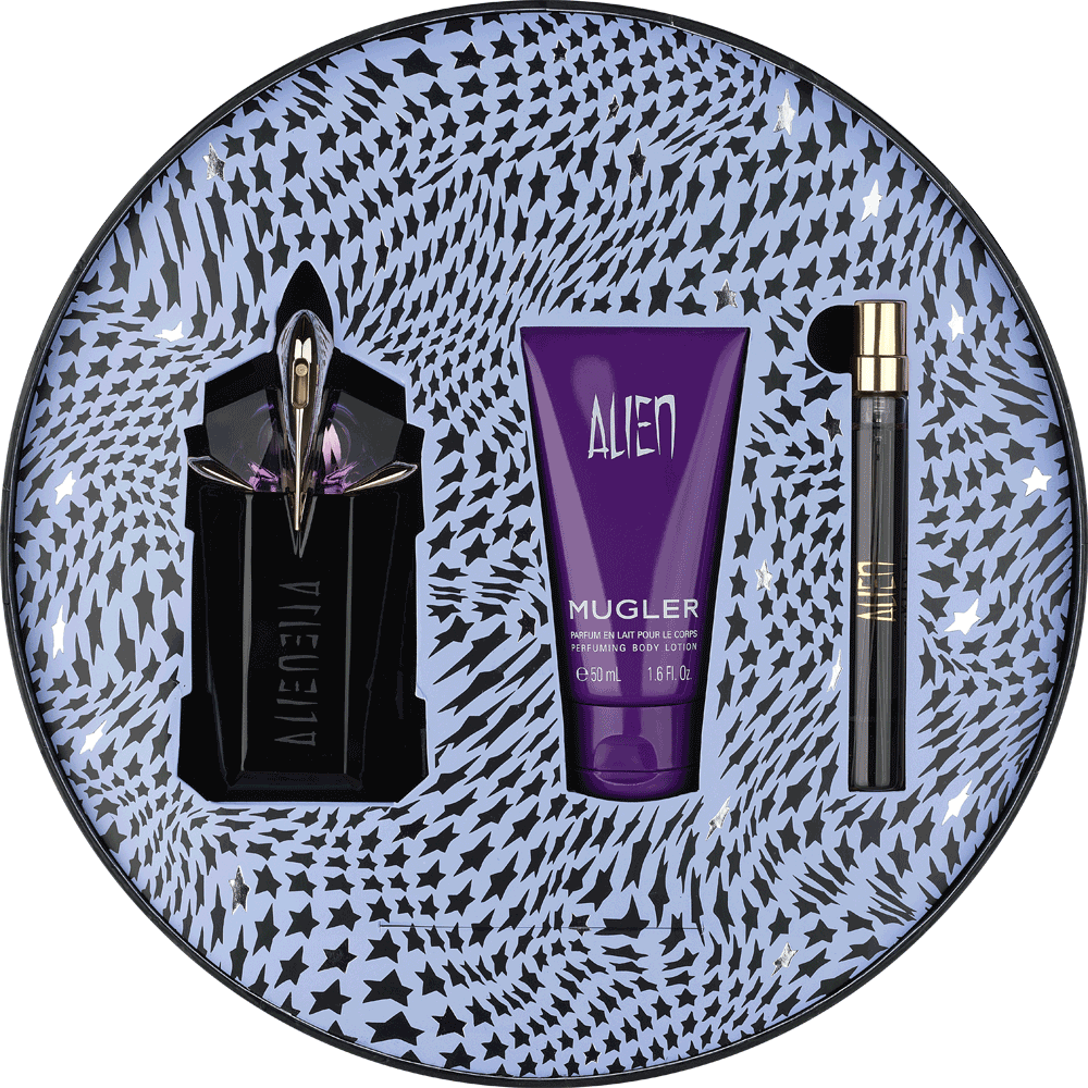 Bild: Thierry Mugler Alien Geschenkset Eau de Parfum 60 ml + 10 ml + Bodylotion 50 ml 