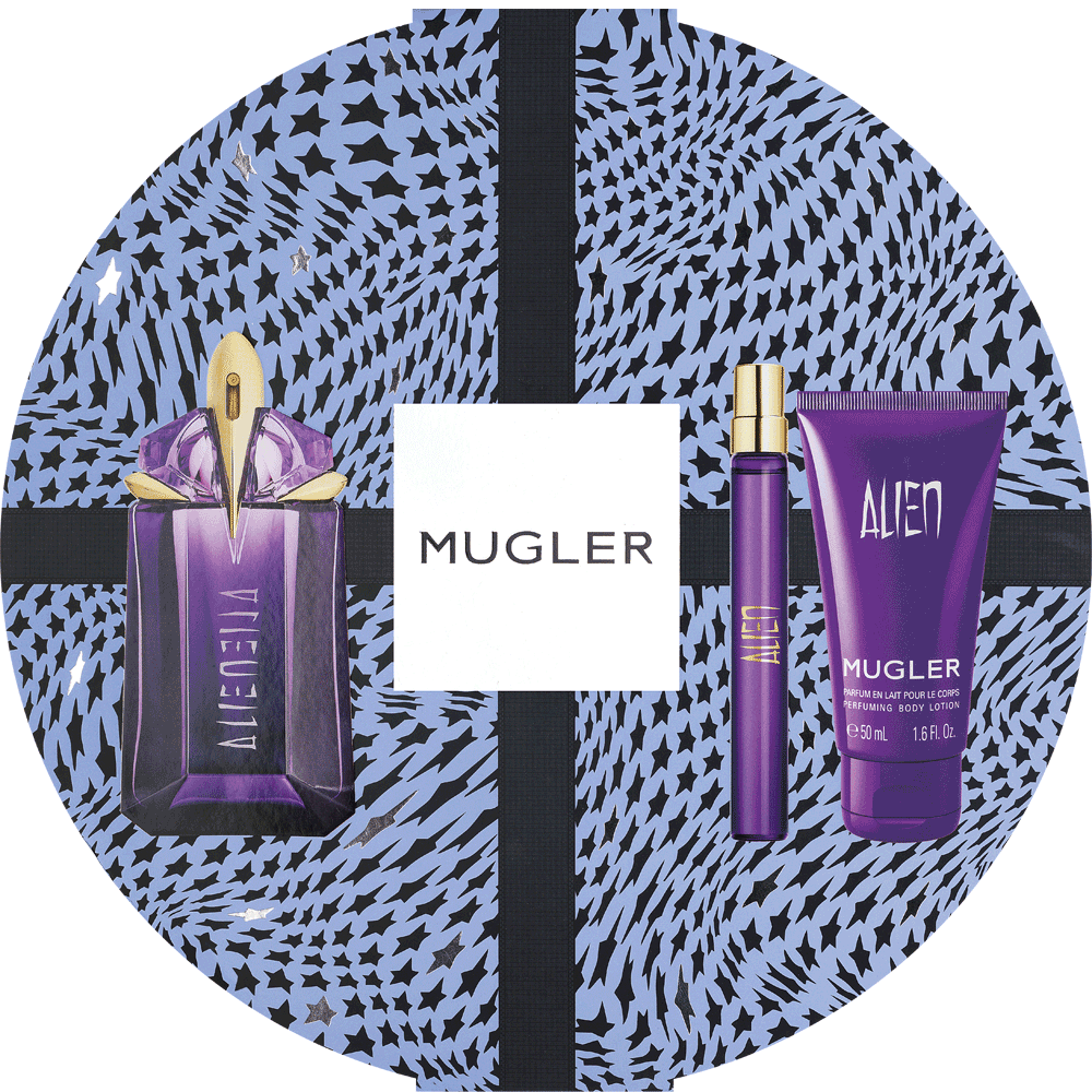 Bild: Thierry Mugler Alien Geschenkset Eau de Parfum 60 ml + 10 ml + Bodylotion 50 ml 