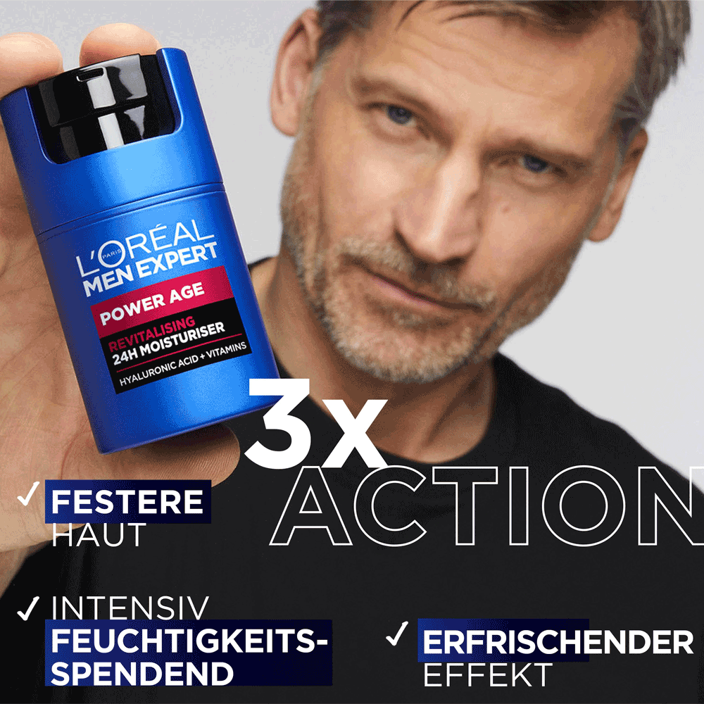 Bild: L'ORÉAL PARIS MEN EXPERT Power Age Feuchtigkeitspflege