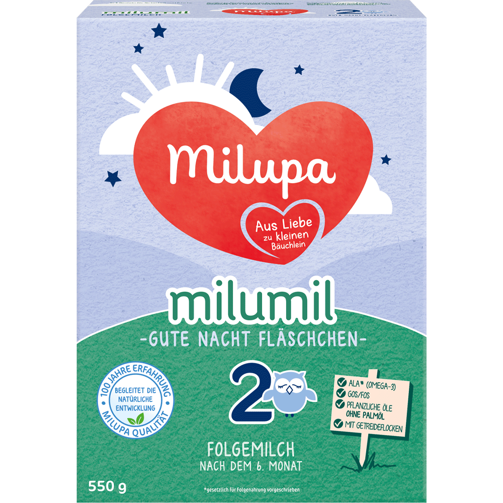 Bild: Milupa Milumil Gute Nacht Fläschchen