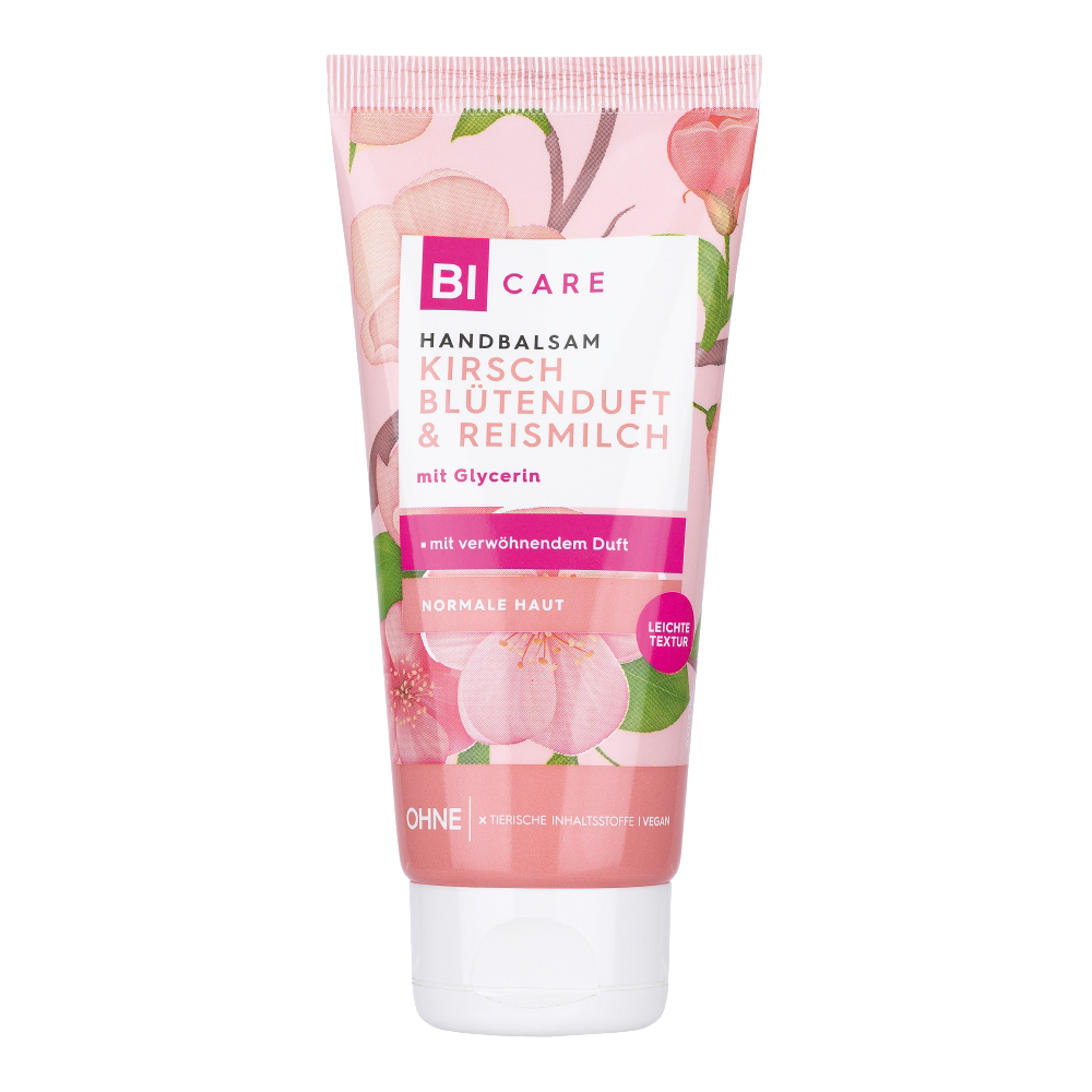 Bild: BI CARE Handbalsam Kirschblütenduft & Reismilch