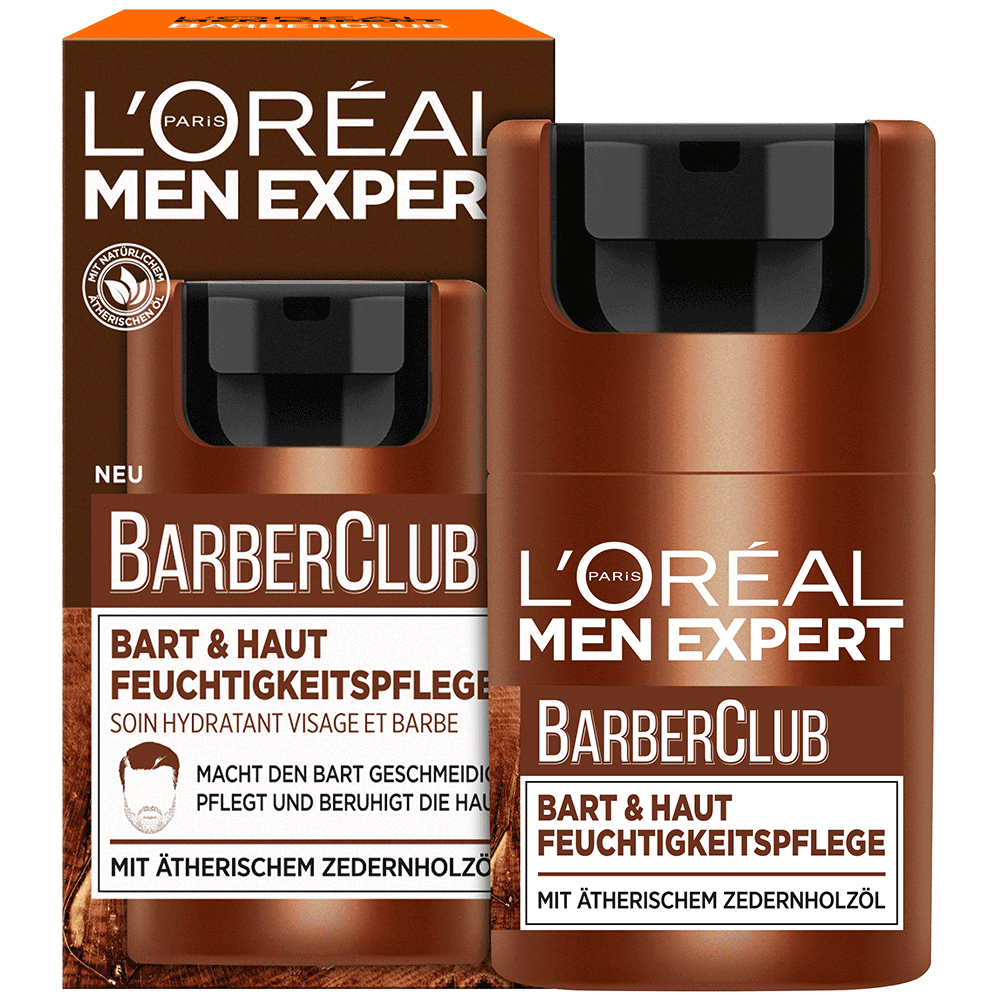 Bild: L'ORÉAL PARIS MEN EXPERT Barber Club: Bart & Haut Feuchtigkeitspflege