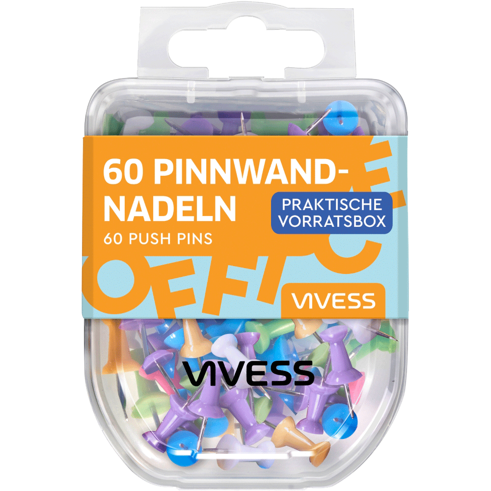 Bild: Vivess Pinnwandnadeln 
