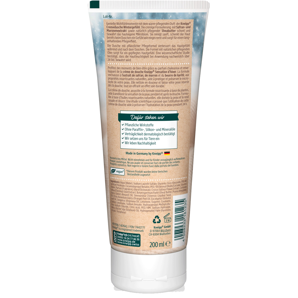 Bild: Kneipp Cremedusche Wintergefühl