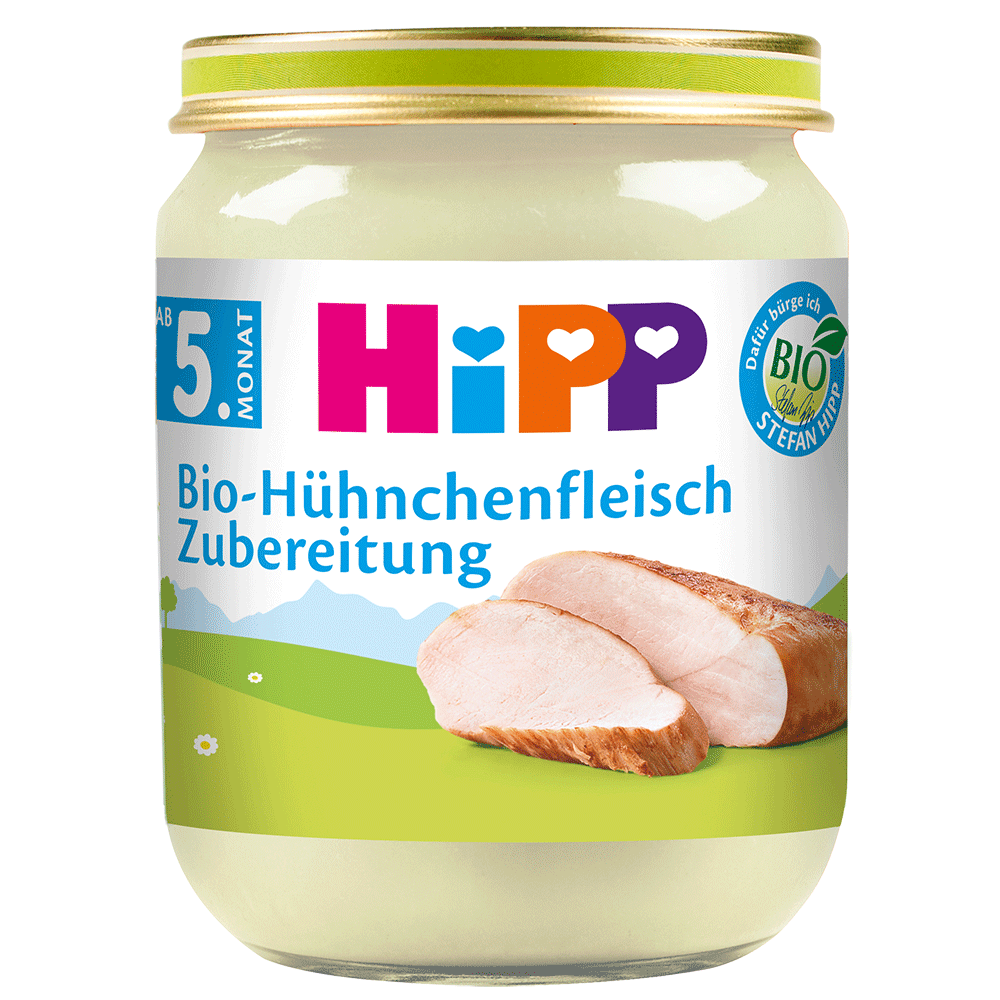Bild: HiPP Bio Hühnchenfleisch Zubereitung