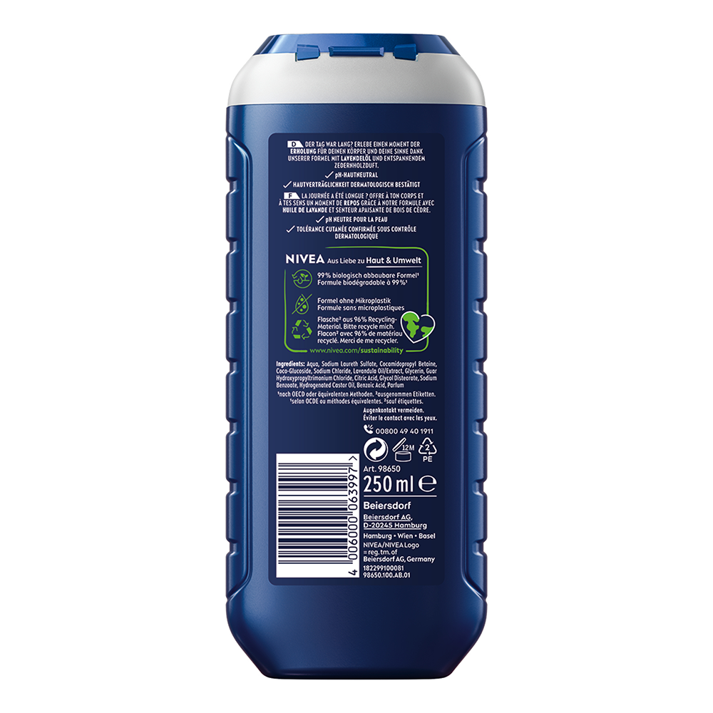 Bild: NIVEA MEN 3in1 Duschgel Total Relax 