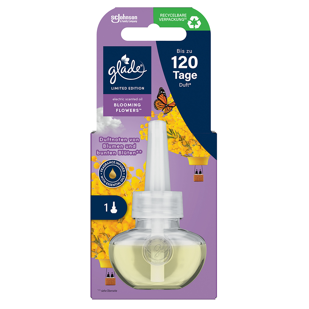 Bild: Glade Electric Scented Oil Blooming Flowers 