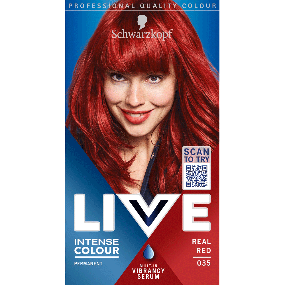 Bild: Schwarzkopf Live Haarfarbe Rot