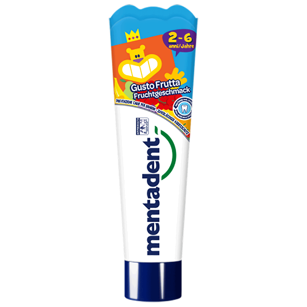 Bild: mentadent Zahncreme Gusto Frutta