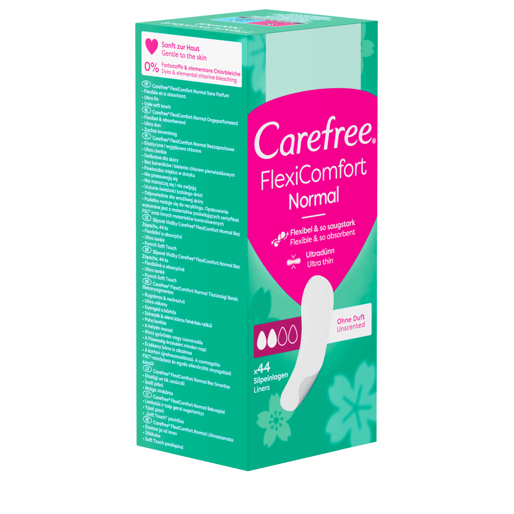 Bild: Carefree FlexiComfort FlexiComfort Slipeinlagen Normal