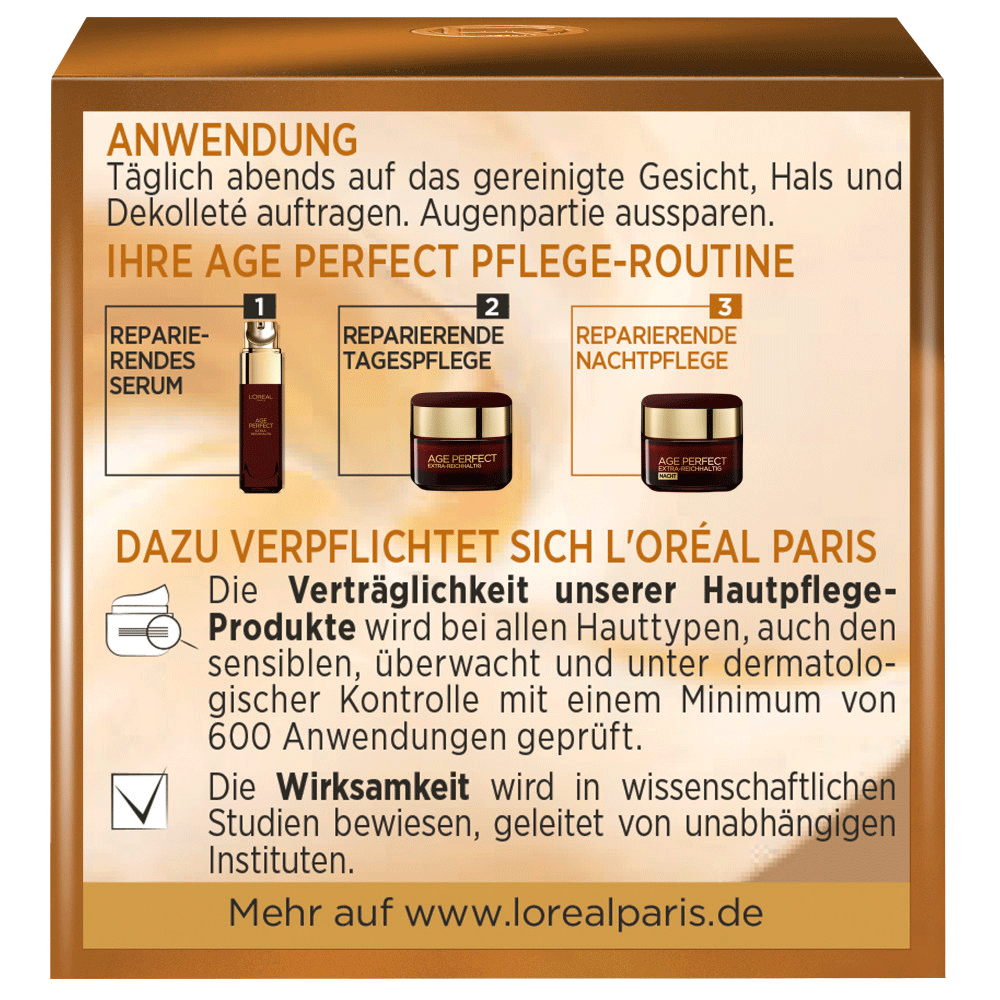 Bild: L'ORÉAL PARIS Age Perfect Extra-Reichhaltig Nachtcreme