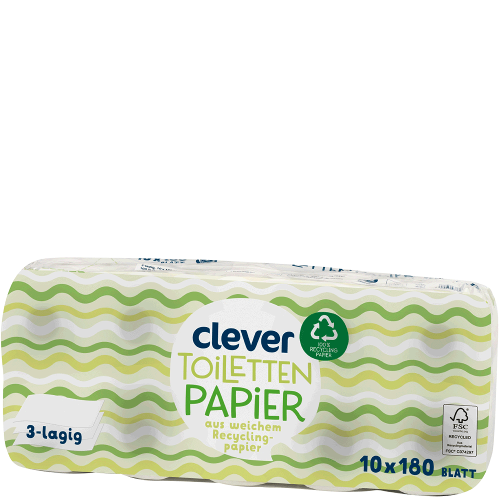 Bild: clever Toilettenpapier 