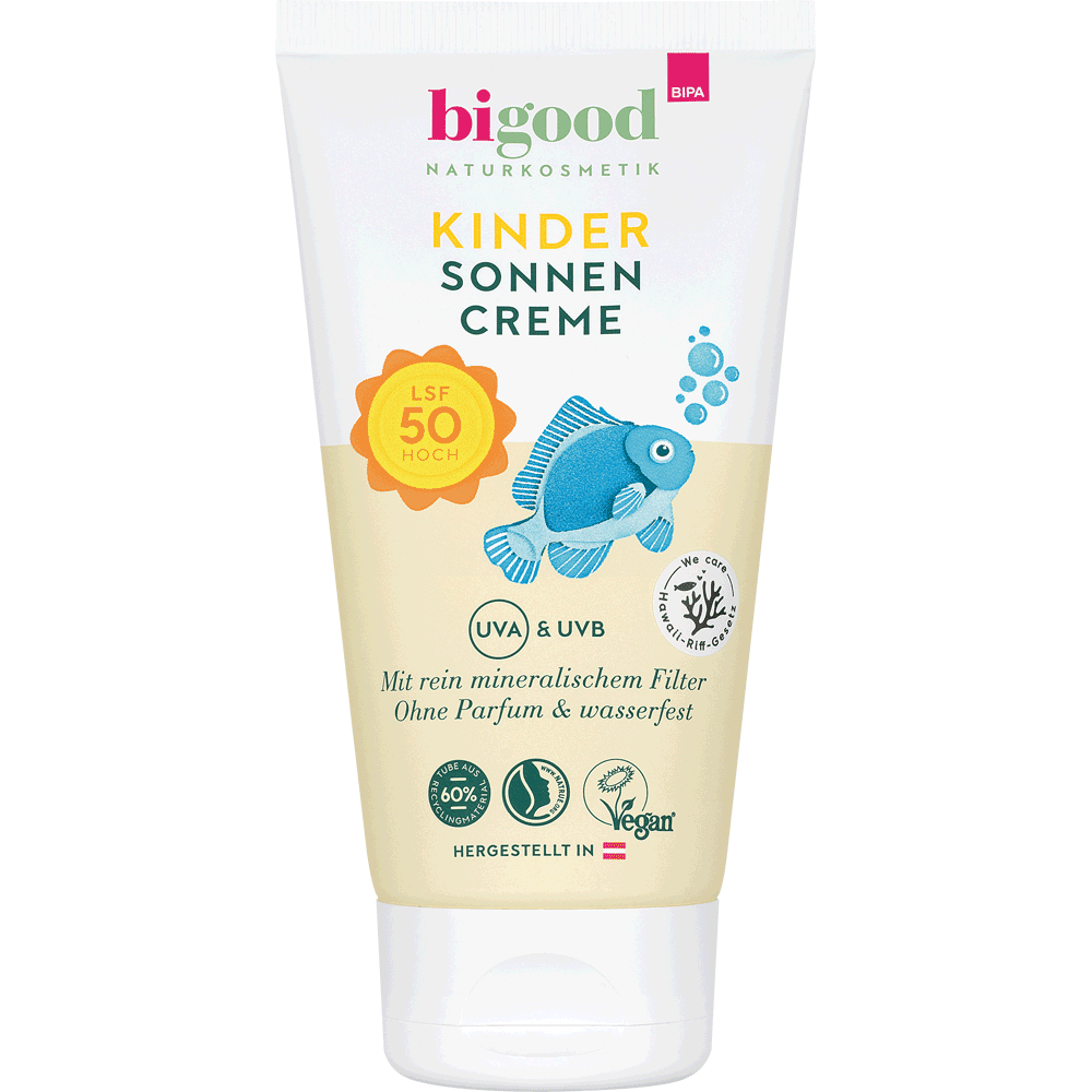 Bild: bi good Ultra sensitiv Kinder Sonnencreme LSF 50