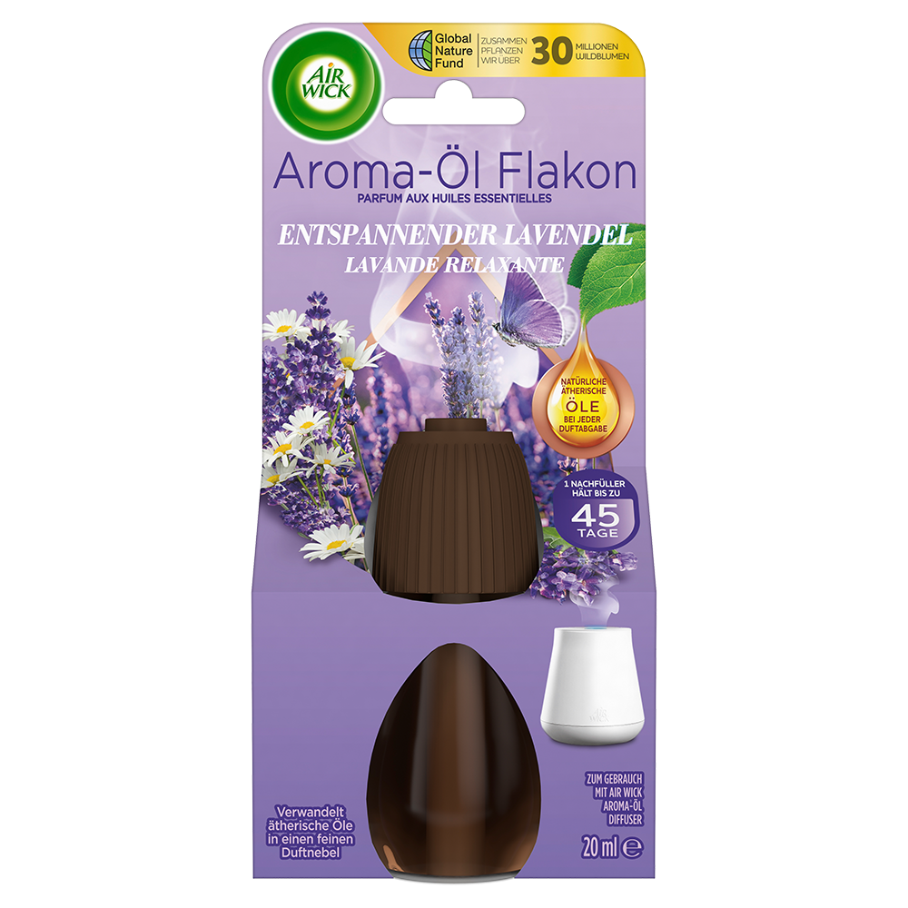 Bild: AIRWICK Aroma Öl Flakon Entspannender Lavendel