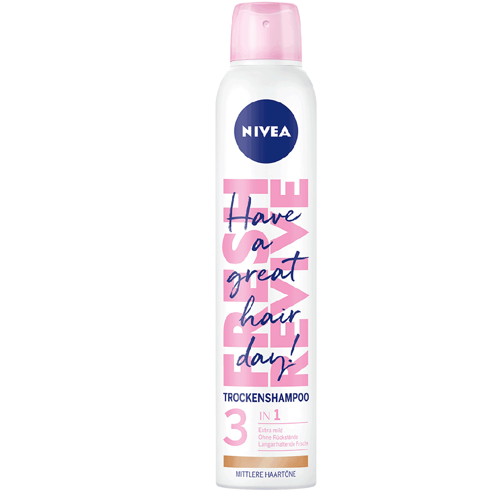 Bild: NIVEA Fresh Revive Trockenshampoo Mittlere Haartöne