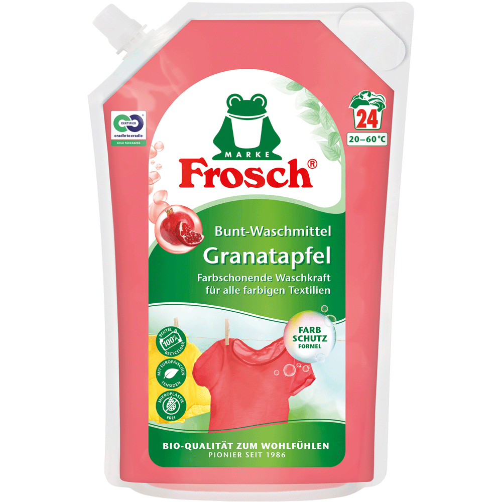 Bild: Frosch Color Waschmittel Granatapfel