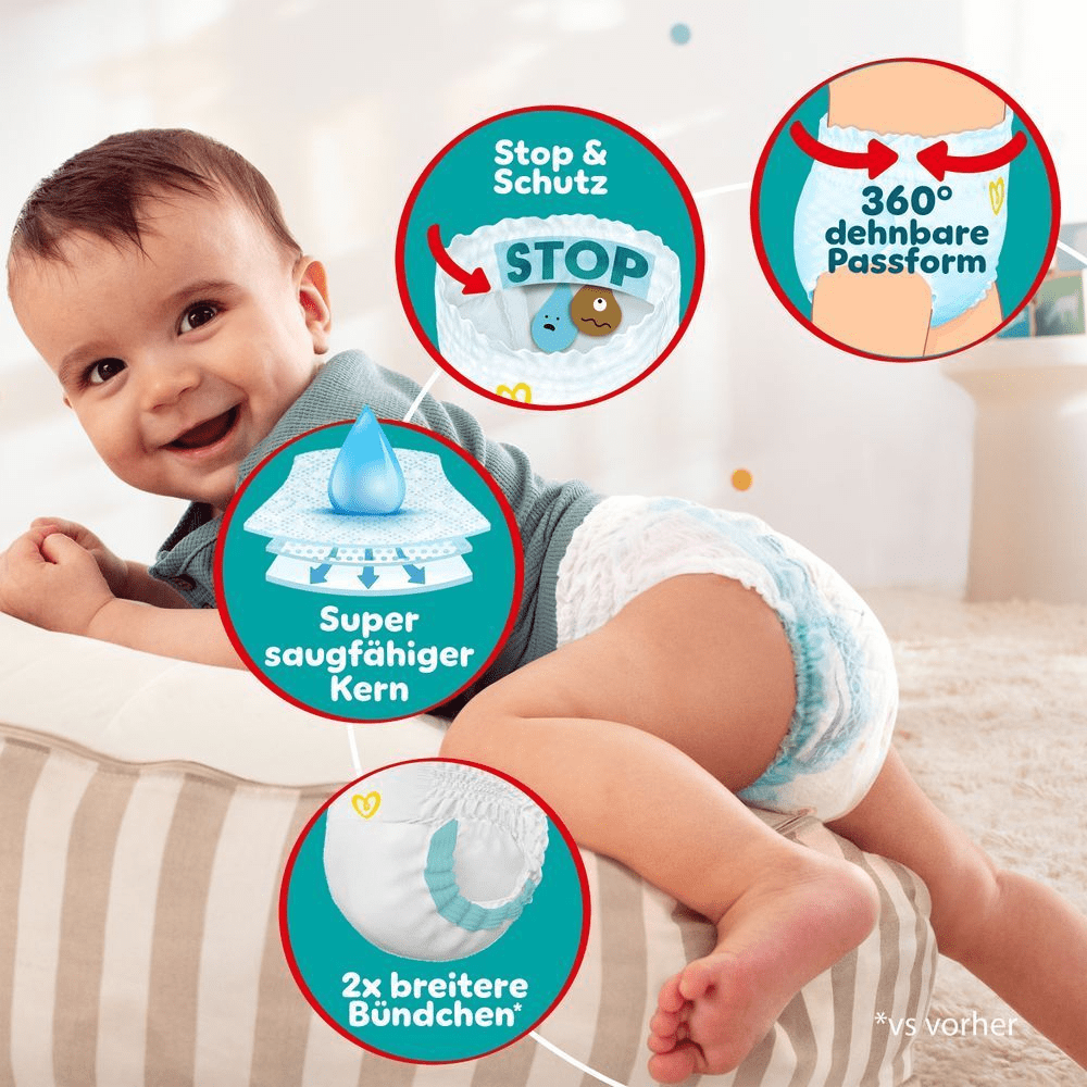 Bild: Pampers Baby-Dry Pants Größe 5, 12kg - 17kg