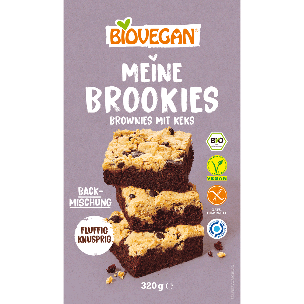 Bild: Biovegan Meine Brookies Backmischung