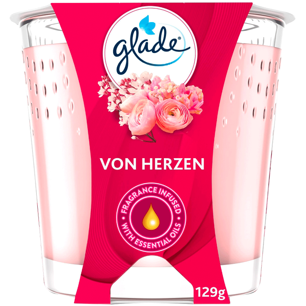 Bild: Glade Duftkerze I Love You