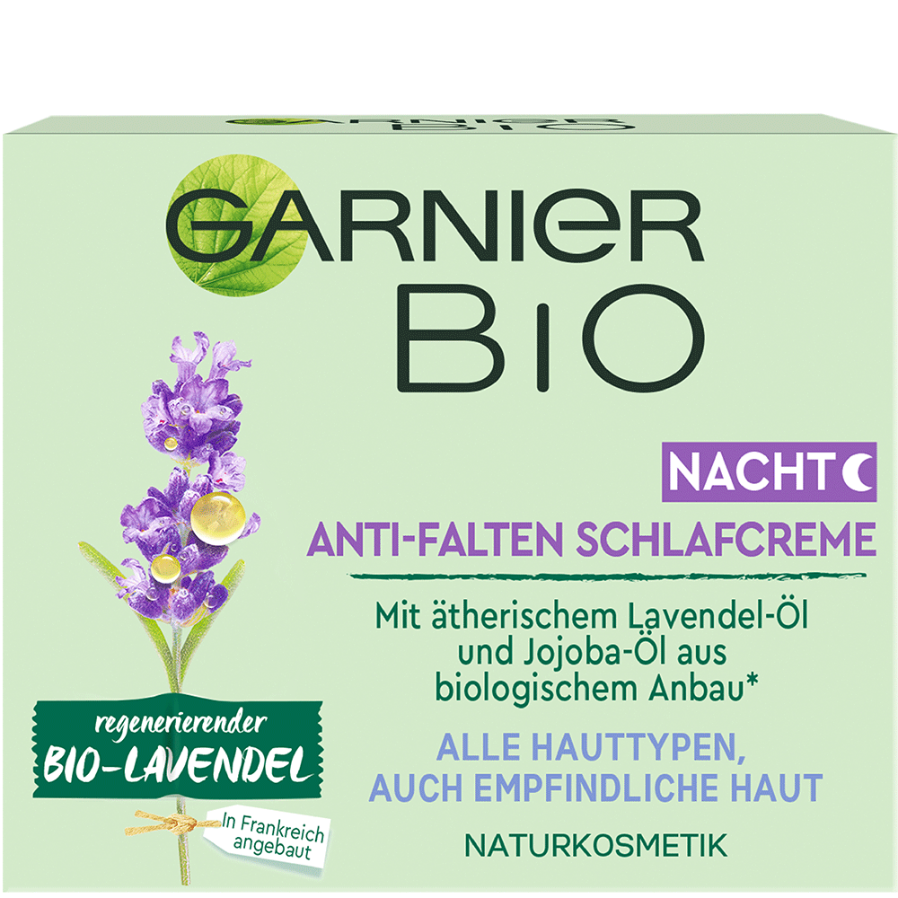 Bild: GARNIER BIO Nachtcreme Lavendel