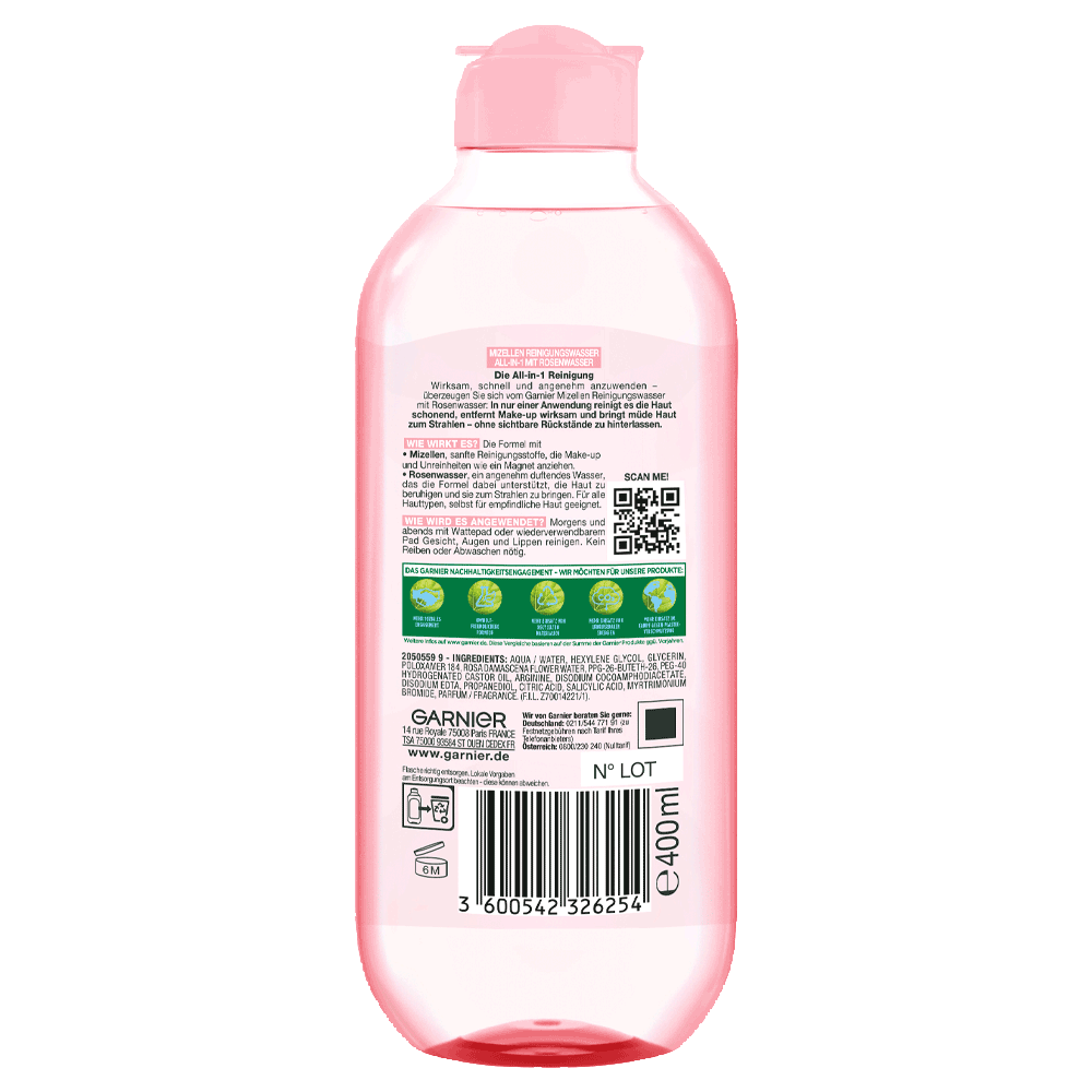 Bild: GARNIER Mizellenwasser All-in- mit Rosenwasser