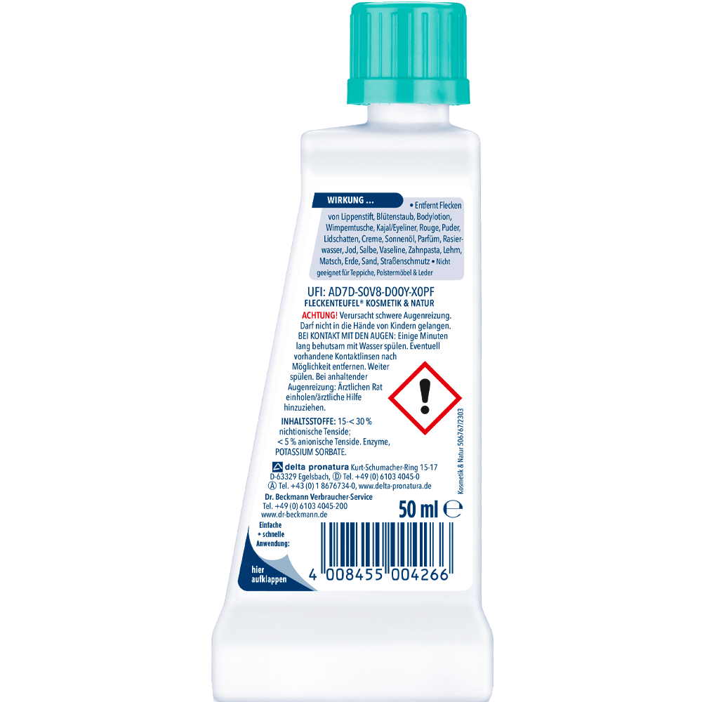 Bild: Dr. Beckmann Fleckenteufel Kosmetik & Natur