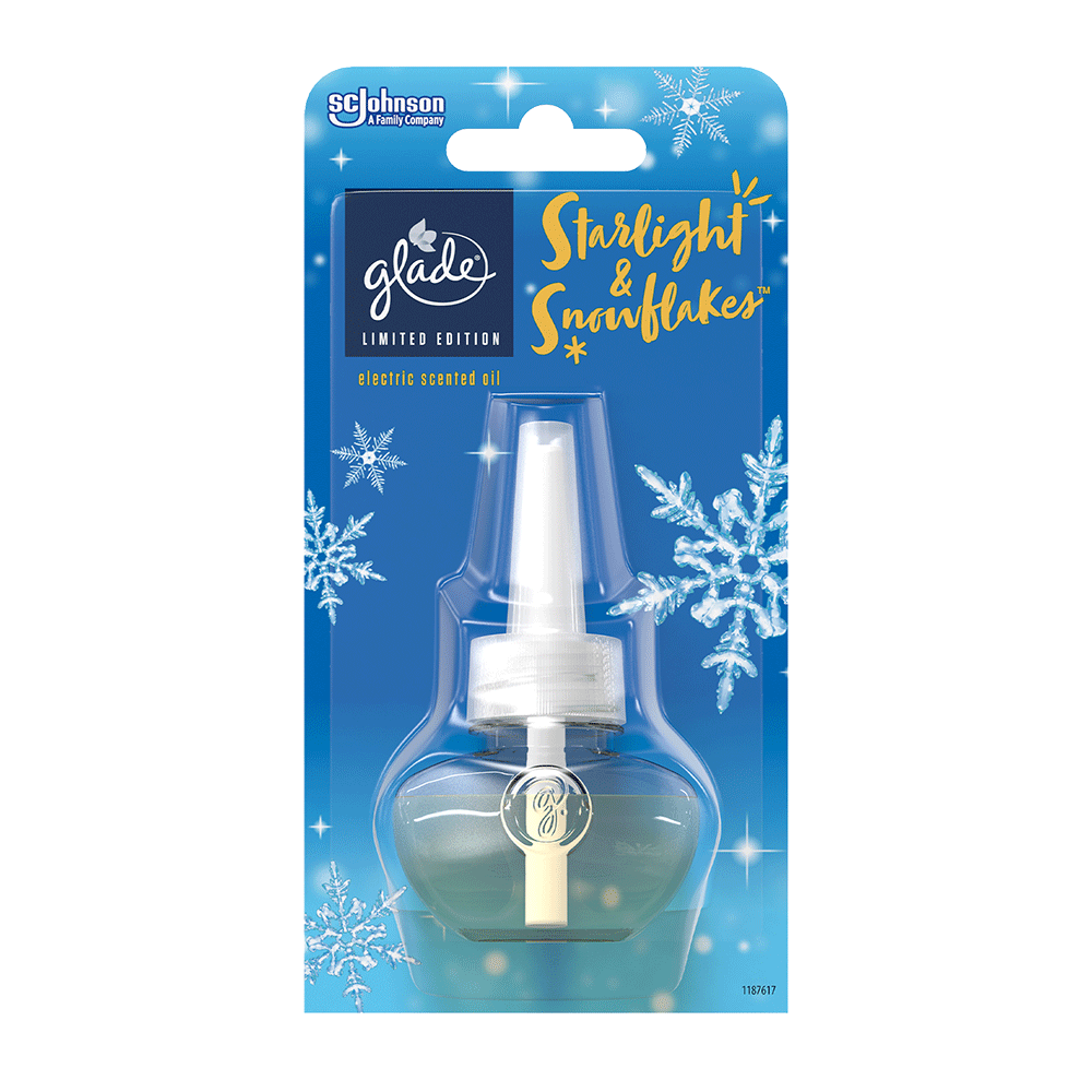 Bild: Glade Electric Scented Oil Nachfüllung & SnowfNalakes