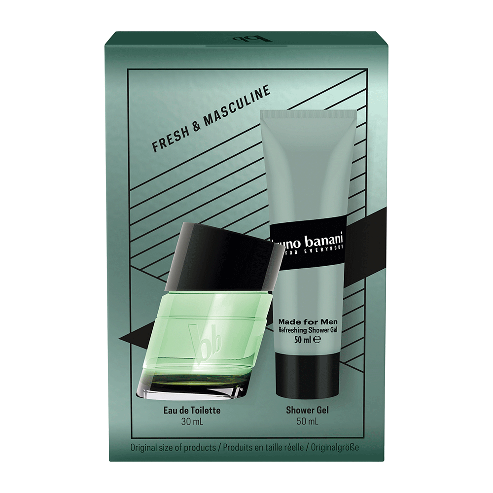 Bild: bruno banani Made for Men Geschenkset Eau de Toilette 30 ml + Duschgel 50 ml