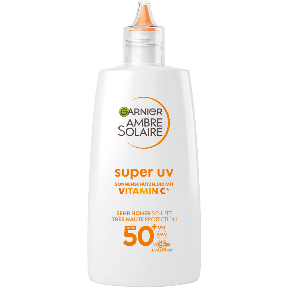 Bild: GARNIER AMBRE SOLAIRE Sonnenschutzfluid Vitamin C LSF 50+