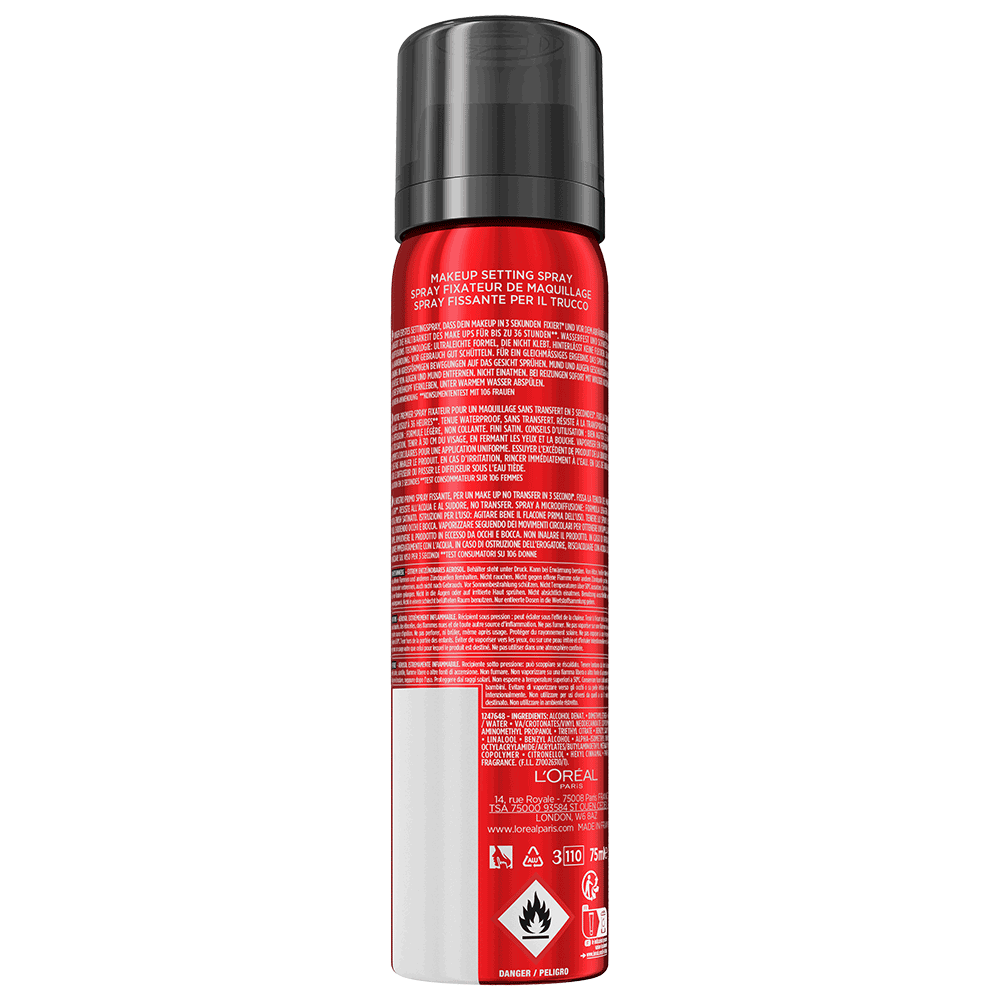 Bild: L'ORÉAL PARIS Setting Spray Infaillible: 3-Second Setting Mist