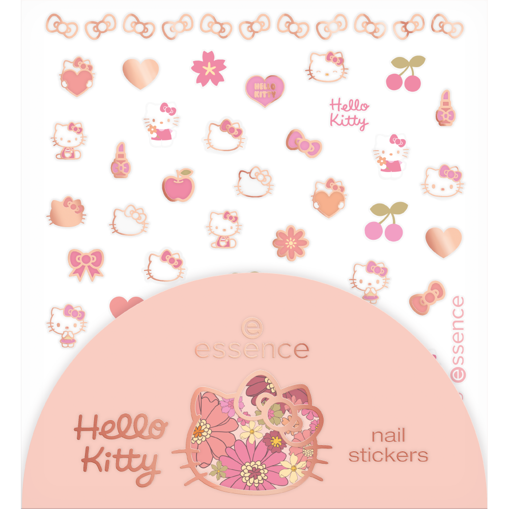 Bild: essence Hello Kitty nail stickers