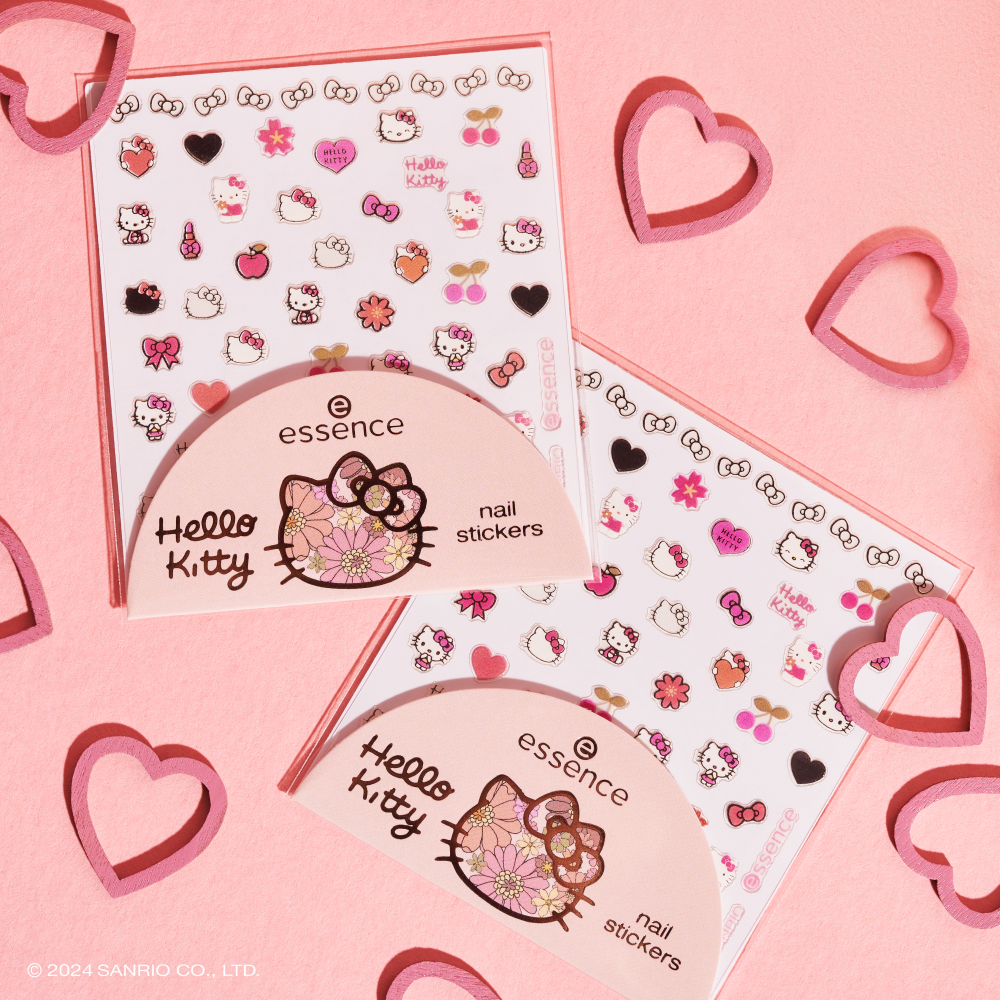 Bild: essence Hello Kitty nail stickers