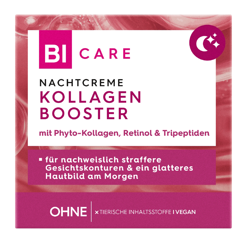 Bild: BI CARE Nachtcreme Kollagen Booster