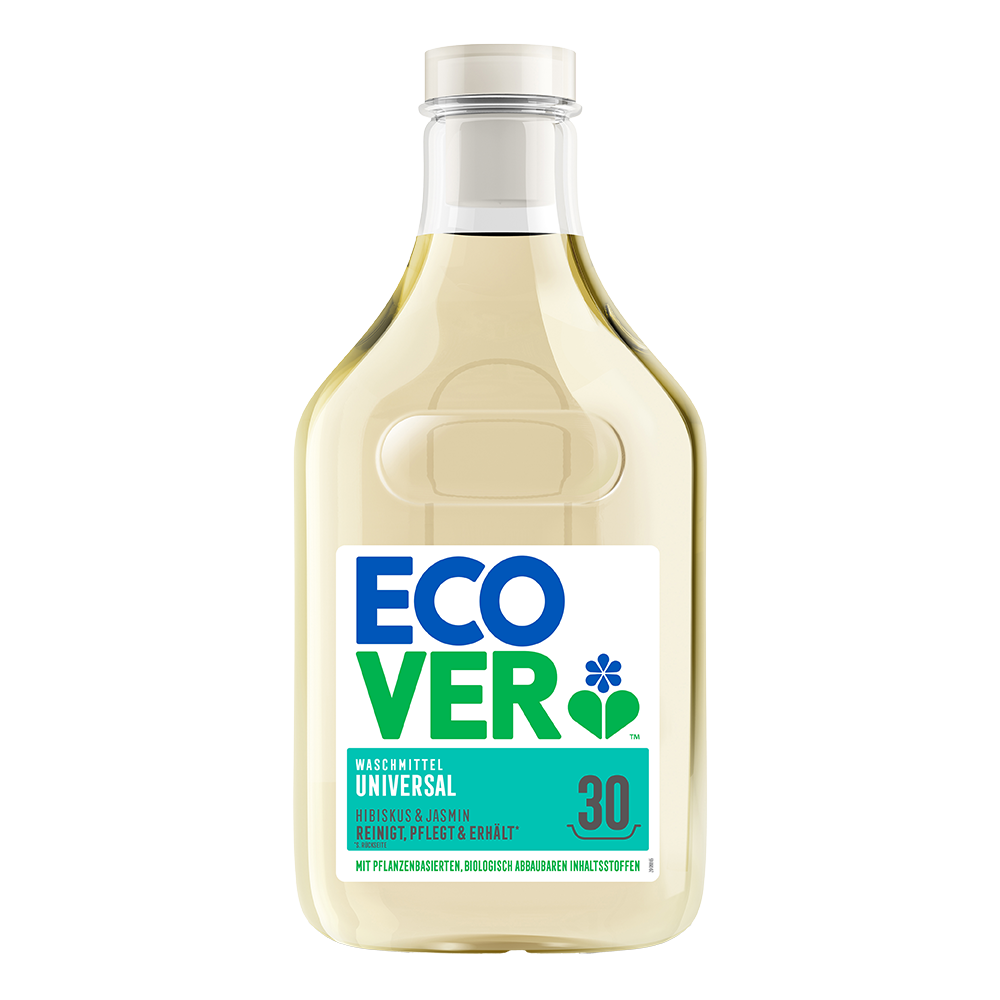 Bild: Ecover Waschmittel Universal Hibiskus und Jasmin