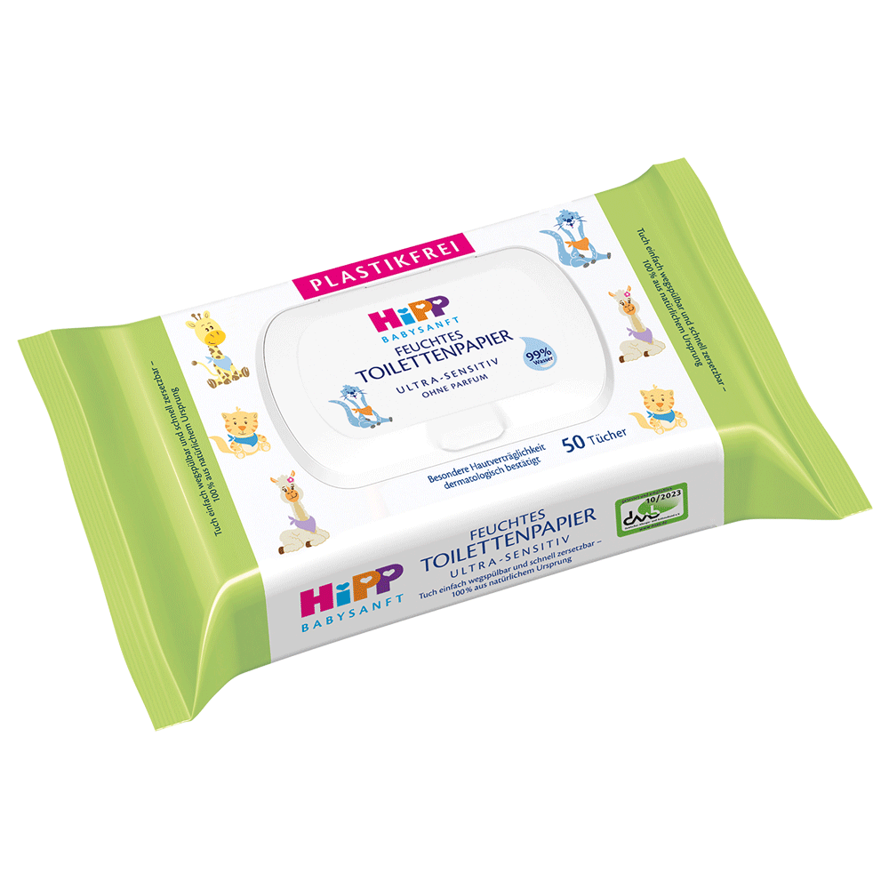 Bild: HiPP Babysanft Feuchtes Toilettenpapier Ultra Sensitiv