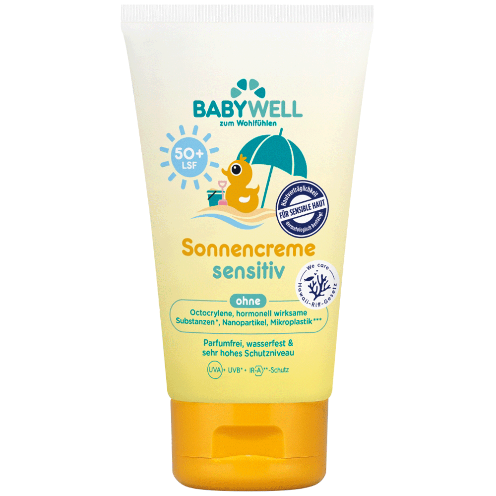 Bild: BABYWELL Sonnencreme LSF 50+