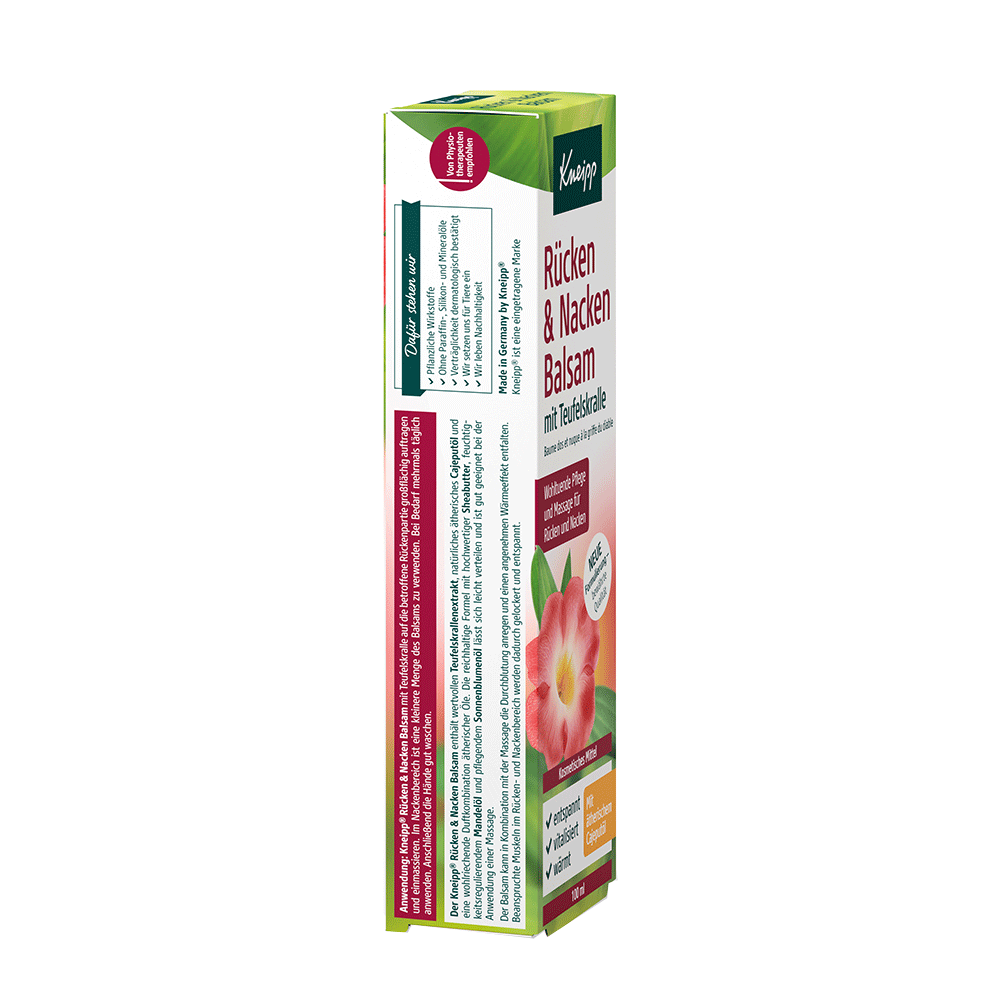 Bild: Kneipp Rücken & Nacken Balsam Teufelskralle