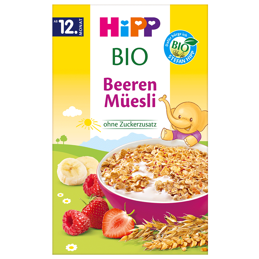 Bild: HiPP Bio Beeren Müesli